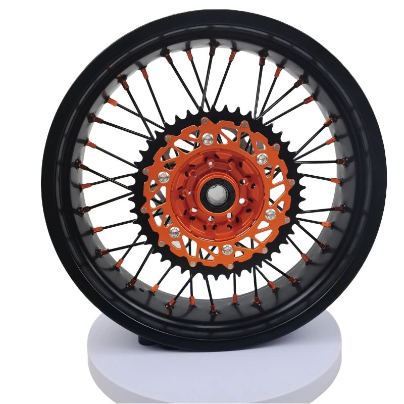 KTM/EXC Supermoto Wheels Orange