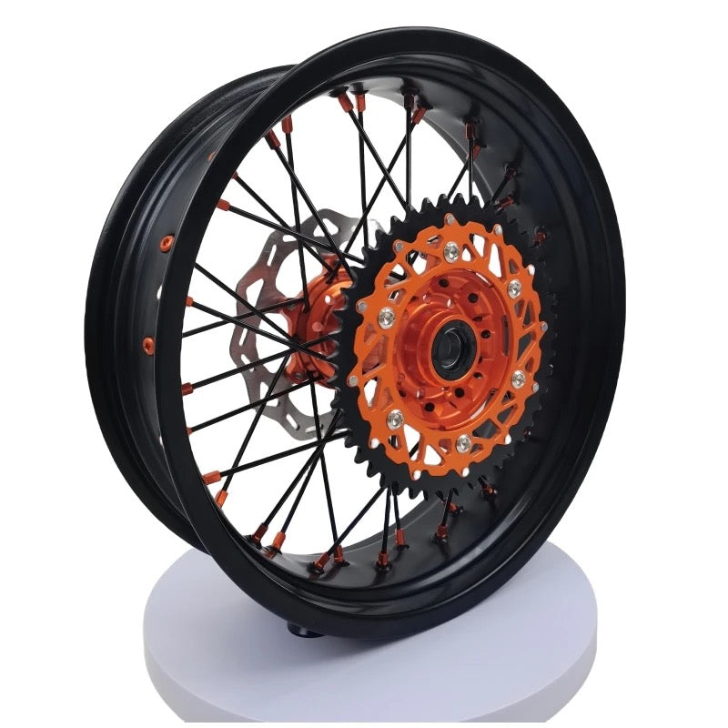 KTM/EXC Supermoto Wheels Orange