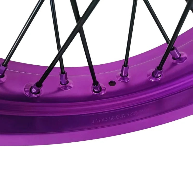 KTM/EXC Supermoto Wheels Purple